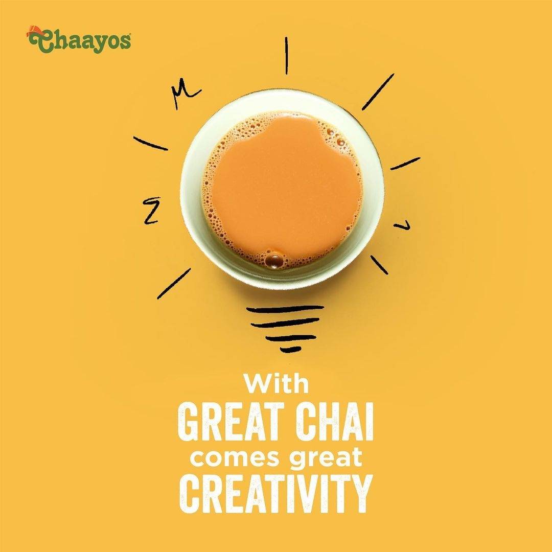 Chaayos's tweet photo. Say goodbye to your creative block with a cup of chai.

#Chaayos #Winters #Winter2021 #chailover #love #tealover #experimentswithchai #MeriWaliChai #foodie #delhigram #mumbaigram #yummy #designing #creative #art #delhidiaries #mumbaikar #mumbai #nomnomnom #instamood #mumbaigram https://t.co/nDDPoZvl8R