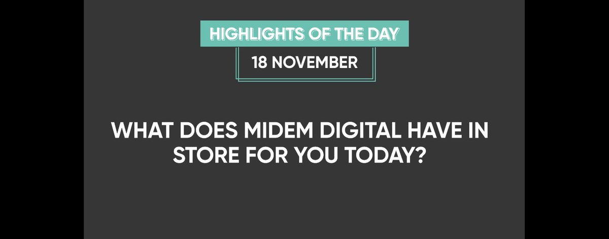 A7exandr3's tweet photo. What's in store for Day 3 at #midem Digital? Keynotes w/ TikTok UK &amp; Primary Wave, #networking session w/ music supervisors, #workshops w/ Spotify for Artists &amp; Qobuz, #showcases by Midem Talent Exporter selected #artists, and more! Free access to all 👉 https://t.co/lUjXasUj2O https://t.co/1CQOuvSJXR