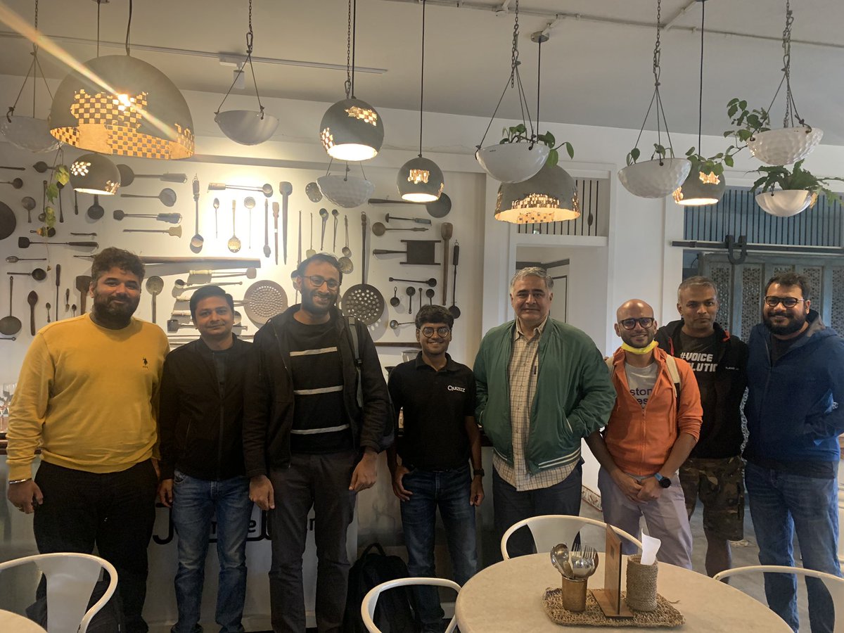 rajeshsawhney's tweet photo. This group of GSF founders in Bangalore has created multi billion dollars value in the last few years and they are hungry for more. 

It was an honor to host a lunch and meet with the GSF founders &amp; EIRs in Bangalore at @gonativeio in HSR 

@ankit042 @varakumar_n @kumrr @etiwary https://t.co/hOKqTUvRN5