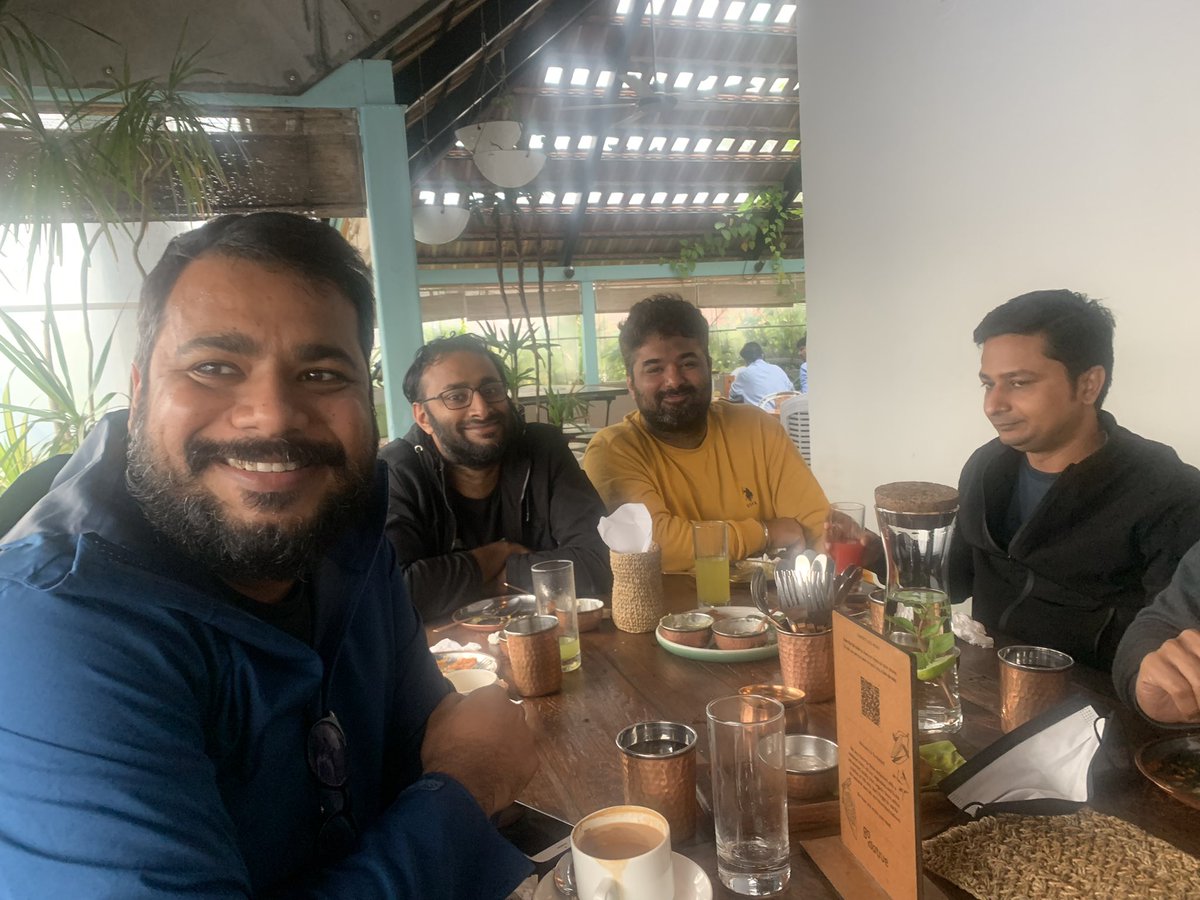 rajeshsawhney's tweet photo. This group of GSF founders in Bangalore has created multi billion dollars value in the last few years and they are hungry for more. 

It was an honor to host a lunch and meet with the GSF founders &amp; EIRs in Bangalore at @gonativeio in HSR 

@ankit042 @varakumar_n @kumrr @etiwary https://t.co/hOKqTUvRN5