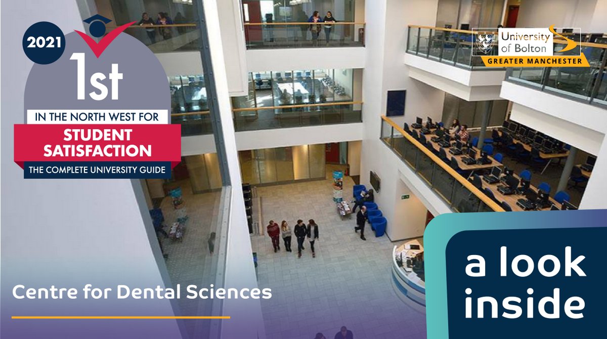 Uni_GreaterMcr's tweet photo. The state-of-the-art Queen’s Specialist Building is home to our dental sciences courses, where you will gain knowledge and experience to start your dental career.
https://t.co/Qq0bRa2pXP
#university #ukuniversitysearch #universityofbolton #courses #universitycourse #unicourse https://t.co/0kqefuPrI1