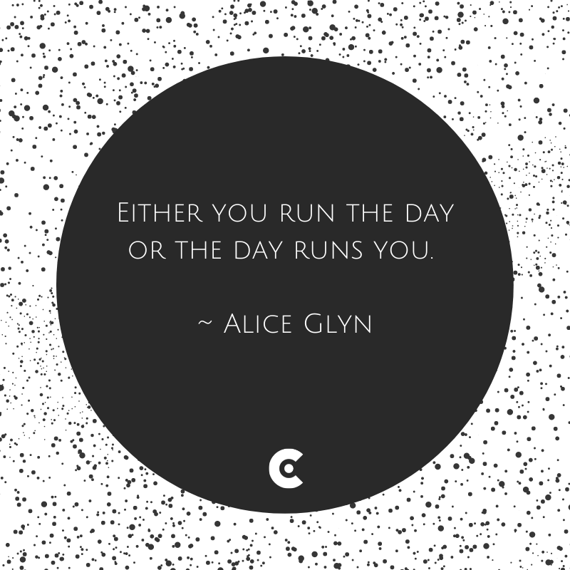 artiversity's tweet photo. "Either you run the day or the day runs you."
~ Alice Glyn https://t.co/ceAQ4Z2627