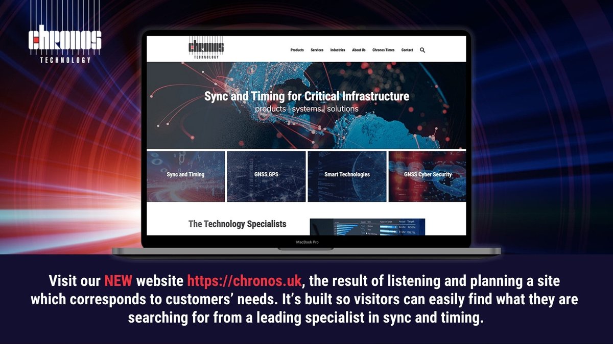 ChronosTechno's tweet photo. We are delighted to present to you our new website which is the outcome of listening to you, our customers, and planning a site which more closely corresponds to your needs https://t.co/B7oaOhmLXr
#timingiseverything #GPS #GNSS #ResilientTime https://t.co/OkKoNvdki6