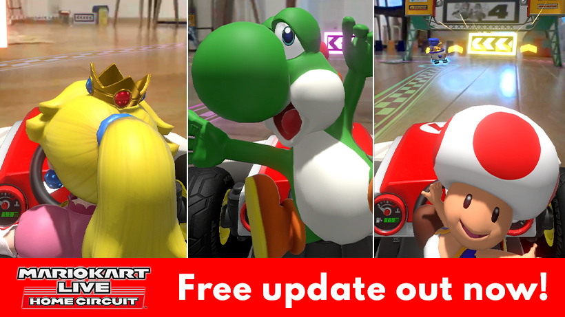 Nintendo UK on X: A free update for Mario Kart Live: Home Circuit is out  now, adding new multiplayer modes like Relay Race and Split Screen! And  that's not all… 👇  /