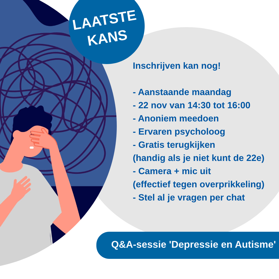 QAutisme's tweet photo. Aanstaande maandag is het zover! Doe je ook mee?
https://t.co/PYA6pgmmcF https://t.co/wXMyoxH4E2