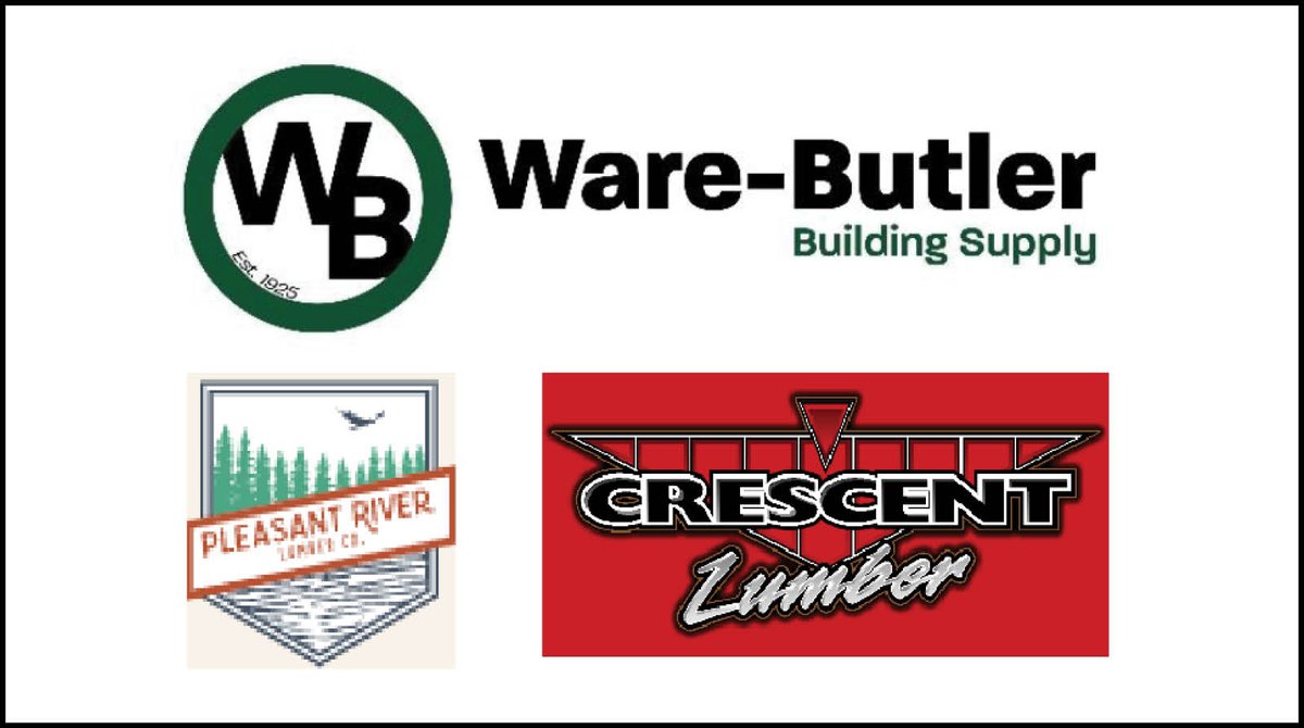 TheNRLA's tweet photo. On November 2, @WareButler Building Supply and parent company Pleasant River Lumber completed the purchase of long-time Bangor area building materials retailer Crescent Lumber. 
Read more: https://t.co/BwGyPLUsdo

#NRLA #LCWired #RetailLumber #BuildingMaterials https://t.co/Ng1nXFUxtA