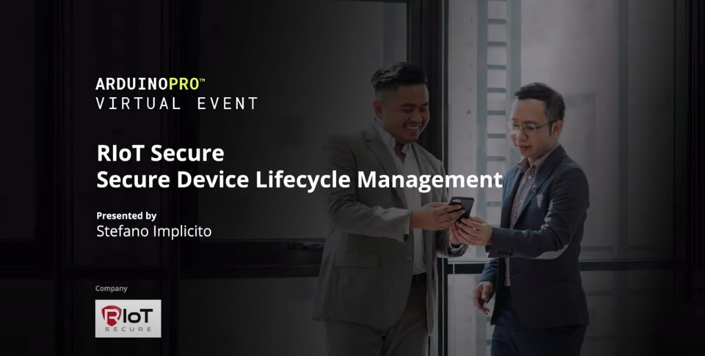 riotsecure's tweet photo. Arduino Pro: RIoT Secure Featured as Aviation Veritical
 
https://t.co/xM9ioE0jEY

#lifecycle #management #security #iotsecurity #internetofthings #riotsecure #aviation #arduino https://t.co/OLYqIikgiY