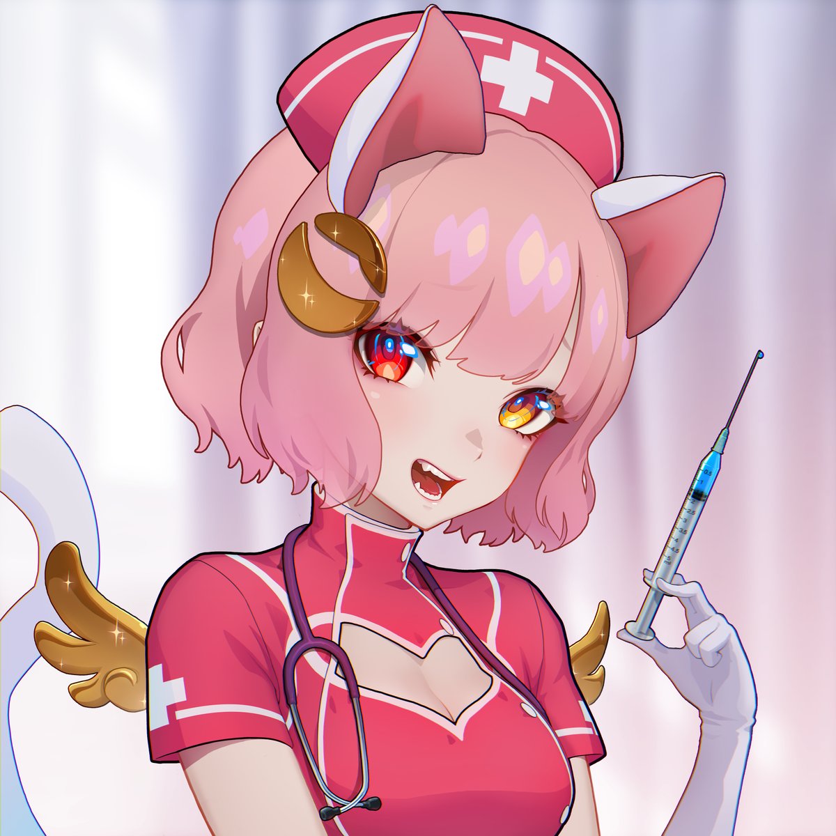 Say hi to "Nekozawa Mio!"

First Charity Auction for our Genesis Collection's LEGENDARY NFT 
- 100% goes to #ProjectMitch Charity
- "Pink Angelic Nurse" 1/1
- Golden Luna Hairpin and Angel Wings (only in Charity Auctions)

Auction starts 18th Nov 1PM UTC
@ Knowhere.art