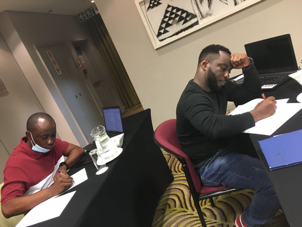 The PhD journey. The writing retreat in Durban. <a href="/YassimKat/">Kat Yassim</a> <a href="/ntedip/">Lotus Phukubje</a> <a href="/EduFacultyUJ/">Education@UJ</a>