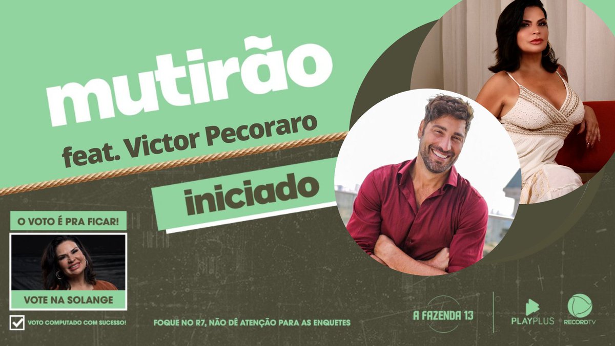 GomesSolange's tweet photo. 🌋MUTIRÃO FICA SOL FT. @VictorPecoraro1 INICIADO🌋

🚨 A cada 20 votos, comente um emoji AQUI

⚠️Lembrem, o voto é pra ficar então votem na SOLANGE

📲 LINK: https://t.co/Fl8Q9yUMXf

🔅 às 8h ENCERRO. FOQUEM!!!

#FicaSolange #AFazenda https://t.co/GbRecMYObd