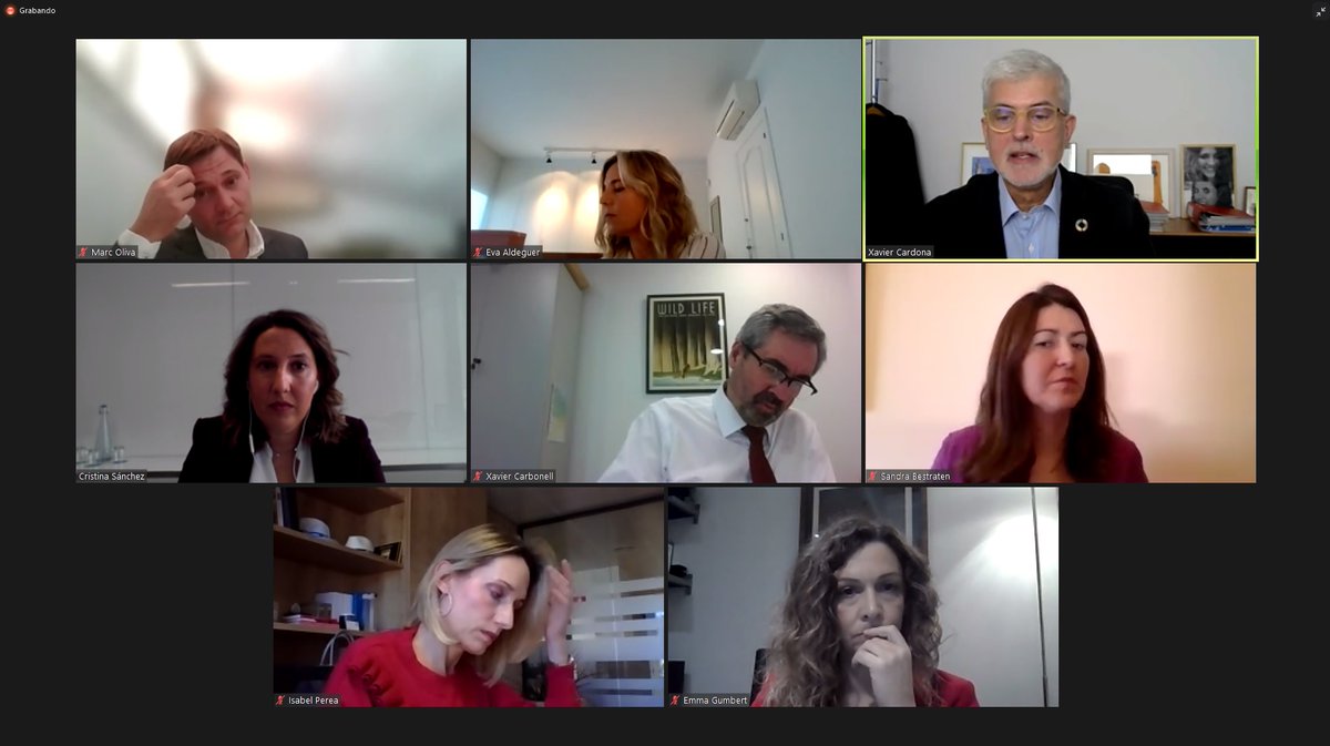 Avui a les #JornadesIntercol21 <a href="/LaIntercolSuma/">LaIntercolSuma</a> parlem de "Els Col·legis Professionals, els #ODS i l'agenda 2030" <a href="/AntoniGomezValv/">Antoni Gomez</a> <a href="/MariaEugeniaGay/">Mª Eugènia Gay</a> @XCARDONASIMON  <a href="/EAldeguer/">Eva Aldeguer</a> <a href="/IsabelPereaGavi/">Isabel Perea Gaviria</a> <a href="/cristina_REPM/">Cristina Sánchez</a> Xavier Carbonell Sandra Bestraten <a href="/egumbertj/">Emma Gumbert Jordan</a>