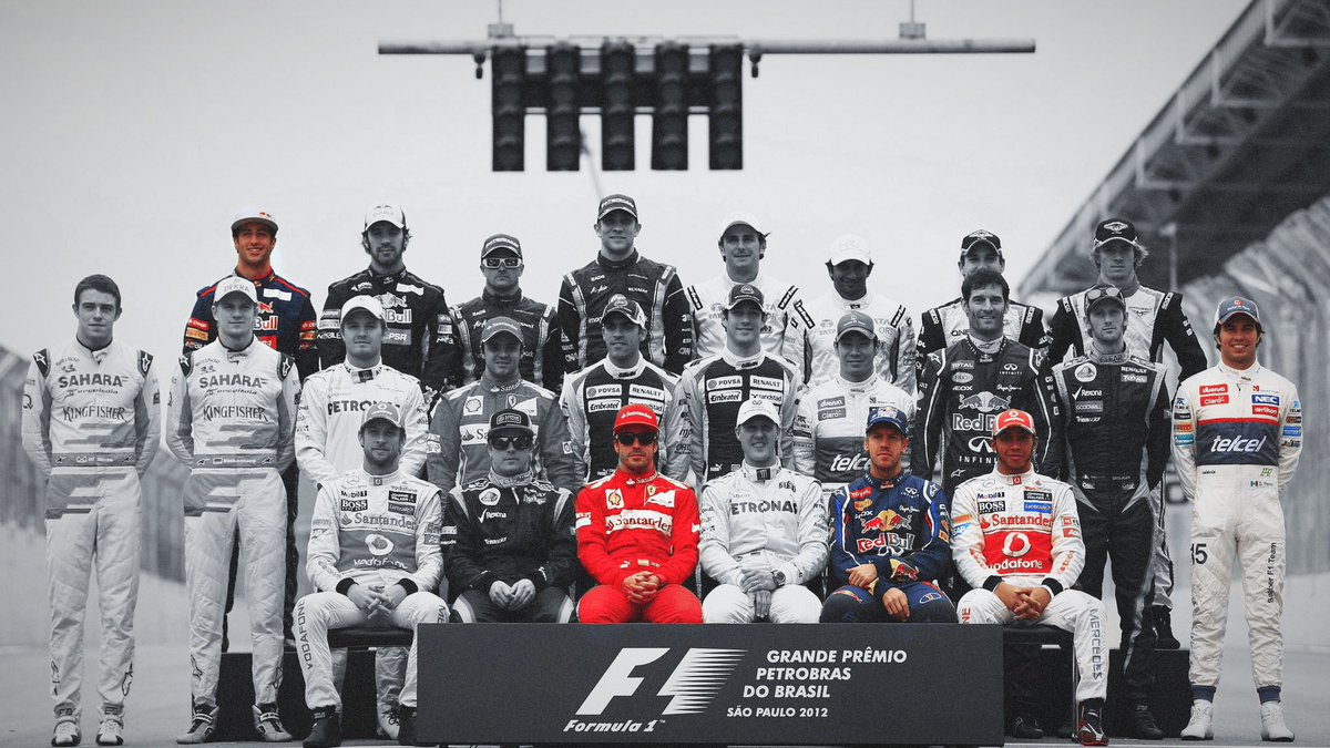 adam_gasly's tweet photo. Only 5 driver remains from the 2012 grid that'll be racing next year😭 #F1 https://t.co/rjrvKbquvF
