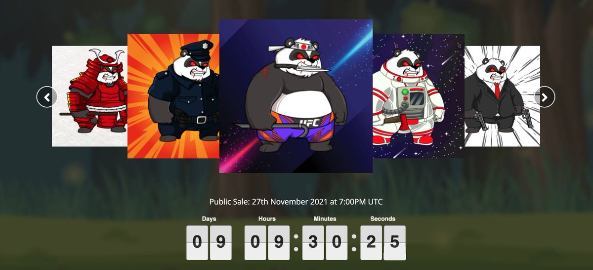 🚨Important Update🚨

🚀 Launch Date: 27th November at 7:00PM (utc)
💰 Mint Price: 0.4BNB
⚔️ Join our Discord: discord.gg/angrypanda

#BSC #NFTs #NFTLAUNCH #BSCnft