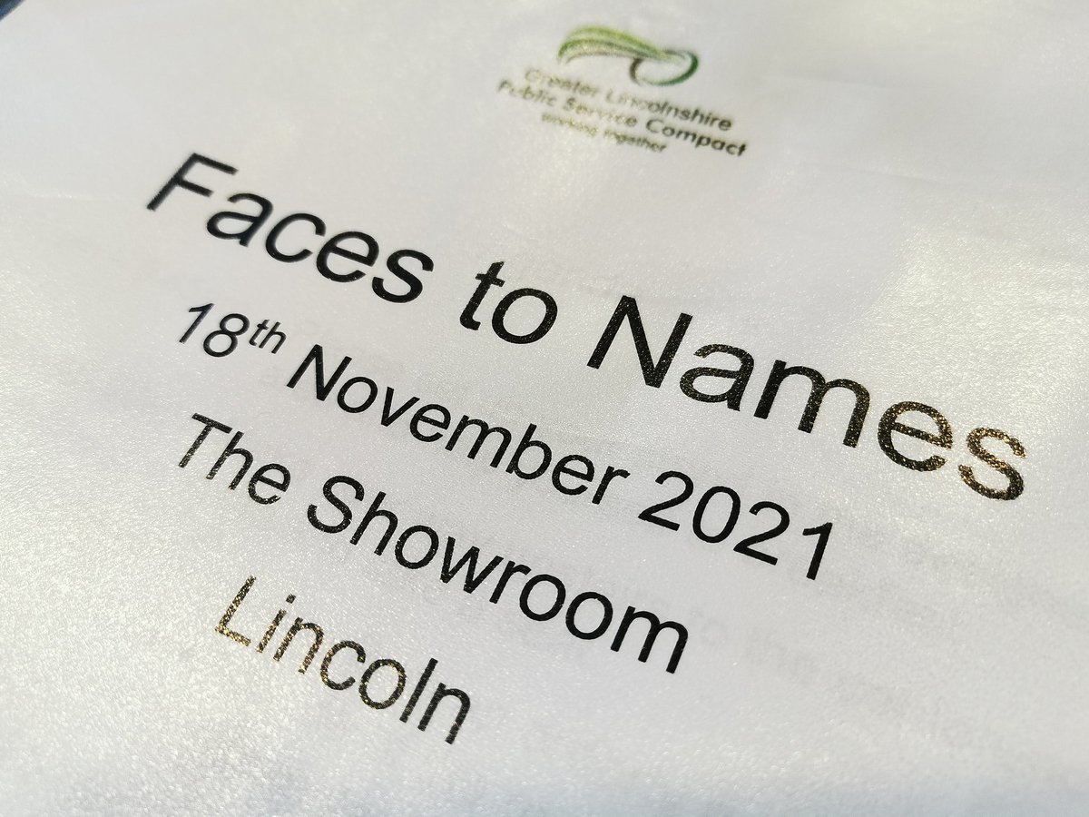 STTTeamLead's tweet photo. Looking forward to making connections at the Faces To Names  event at the Showroom!
We have already been talking about the role of @MarcJonesLincs, @OPCCLincs, @VictimLincs and #SaferTogetherTeam with other partners!
#SaferTogether #FacesToNames #Lincolnshire https://t.co/h0Jh5QoyiG