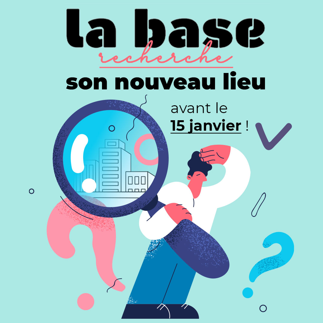 📆🏡La base recherche un lieu avant le 15 janvier (J-58) 📣Tu l’auras compris, l’urgence est là !

Pour nous aider à trouver le prochain QG de la mobilisation citoyenne, un petit coup de pouce de ta part serait génial !
👉Toutes les infos sur colibris.link/labaselieu