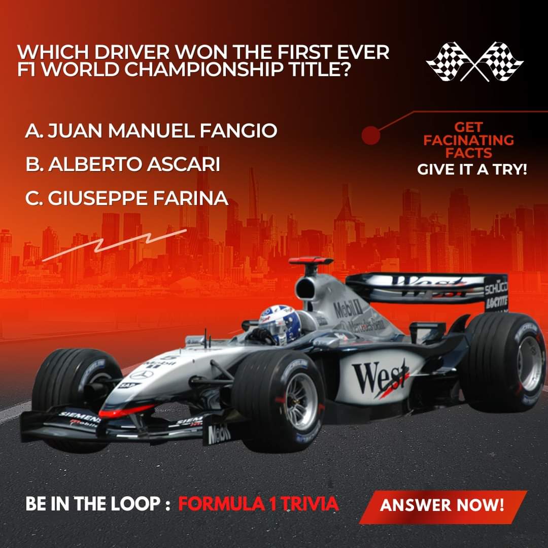 Avis_Qatar's tweet photo. TRIVIA 2: The Qatar Grand Prix 2021- F1 Race is just around the corner. How well do you know F1 Racing? Answer our trivia questions and be in the loop. We will reveal the answer within the day. Have fun &amp; be informed!

#AVIS #AVISQATAR #CarRental #CarRentalInQatar #CarRentalDoha https://t.co/PFkVqZuYFo