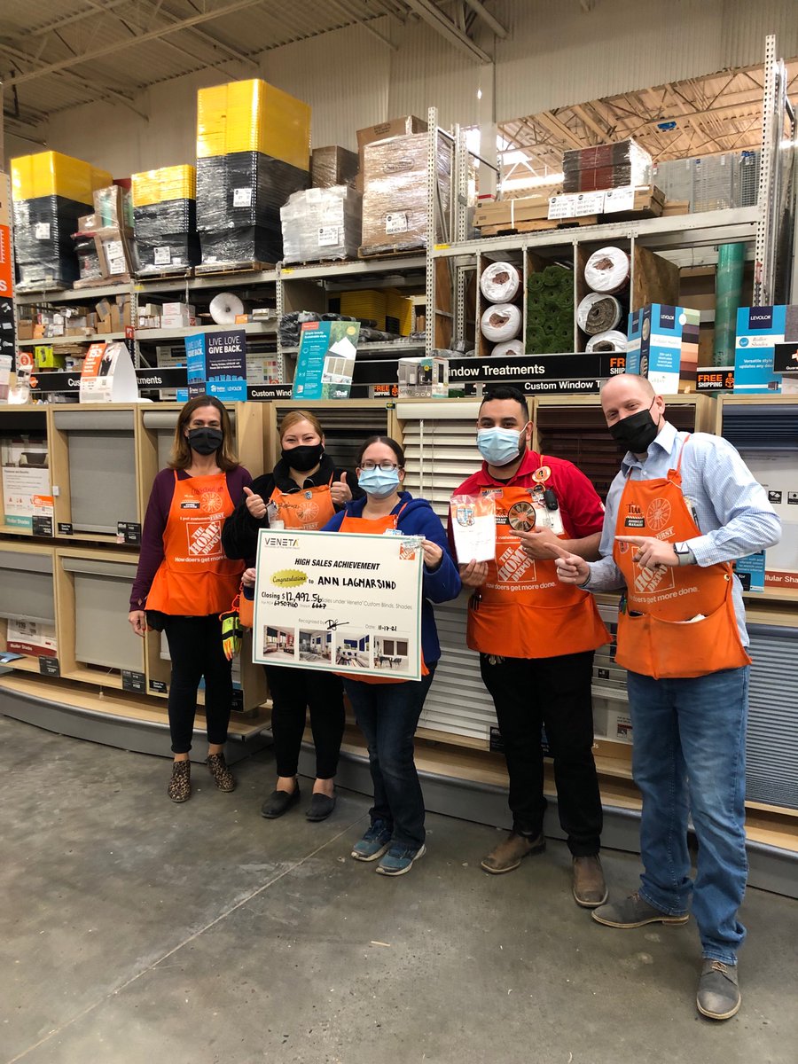 Nien Made USA (@nienmadeusa) on Twitter photo Home Depot Windsor store 6667 District 30. Thank you & congratulations to Specialist Ann Lagmarsino, SM Cassandra, SASM Jose Flores, ASM Tim, ASM, Reina on an $12,492.56 sale WTG!
<a href="/THDSpecialtyOps/">THD Specialty Selling</a>
@VenetaWF
<a href="/NienMadeUSA/">Nien Made USA</a>
<a href="/SteveKnottPN/">Steve Knott</a>
<a href="/AdrianaGregus/">AMG_Pac North RDO</a>
#pacnorthproud Home Depot Windsor store 6667 District 30. Thank you & congratulations to Specialist Ann Lagmarsino, SM Cassandra, SASM Jose Flores, ASM Tim, ASM, Reina on an $12,492.56 sale WTG!
<a href="/THDSpecialtyOps/">THD Specialty Selling</a>
@VenetaWF
<a href="/NienMadeUSA/">Nien Made USA</a>
<a href="/SteveKnottPN/">Steve Knott</a>
<a href="/AdrianaGregus/">AMG_Pac North RDO</a>
#pacnorthproud