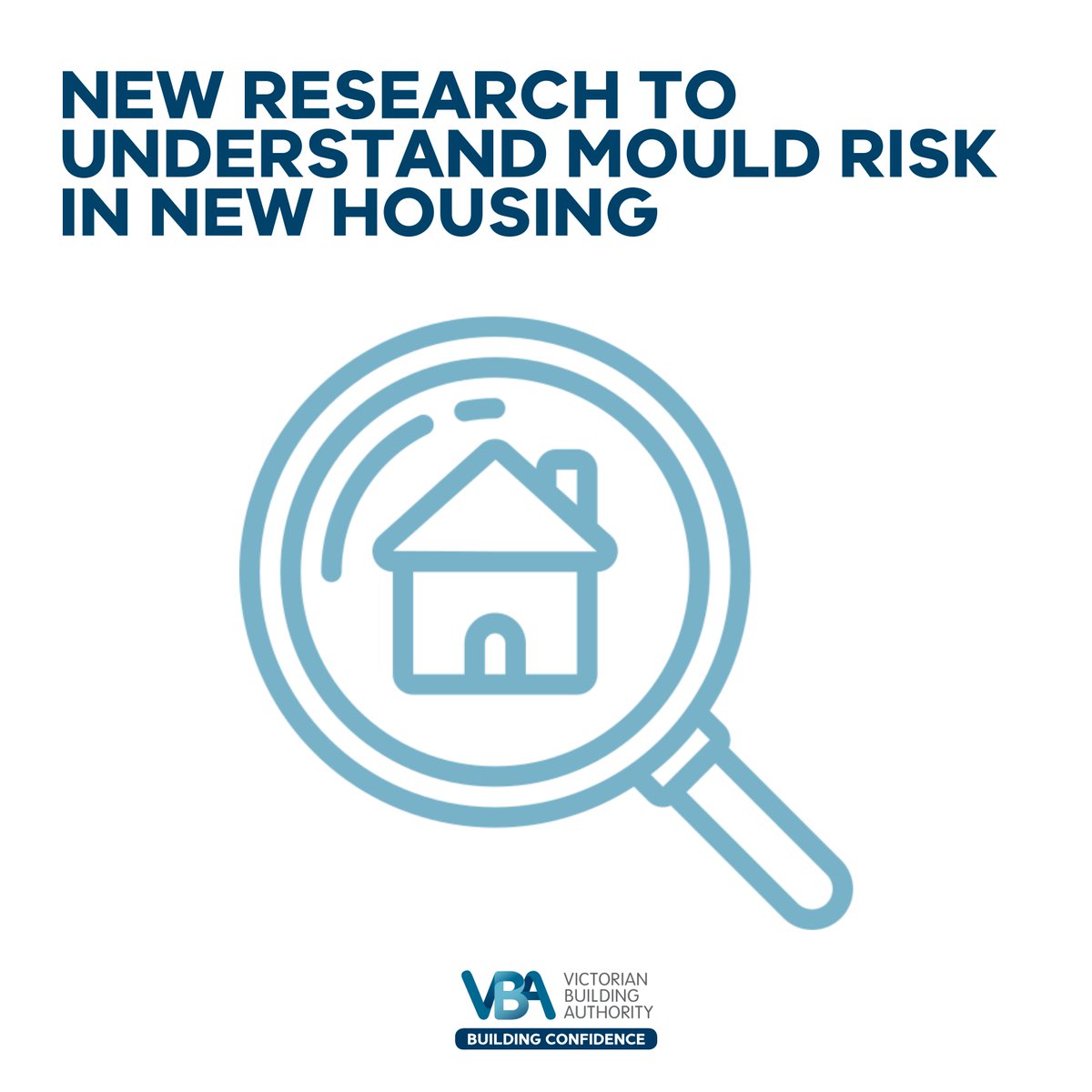The VBA is funding research to help minimise the risk of mould growth in new energy efficient buildings. This research is a collaboration between the VBA, @CSIRO, @mbavic, @UTAS_, Forest and Wood Products Australia and @Fraunhofer_IBP. Learn more: go.vic.gov.au/MoCm9H