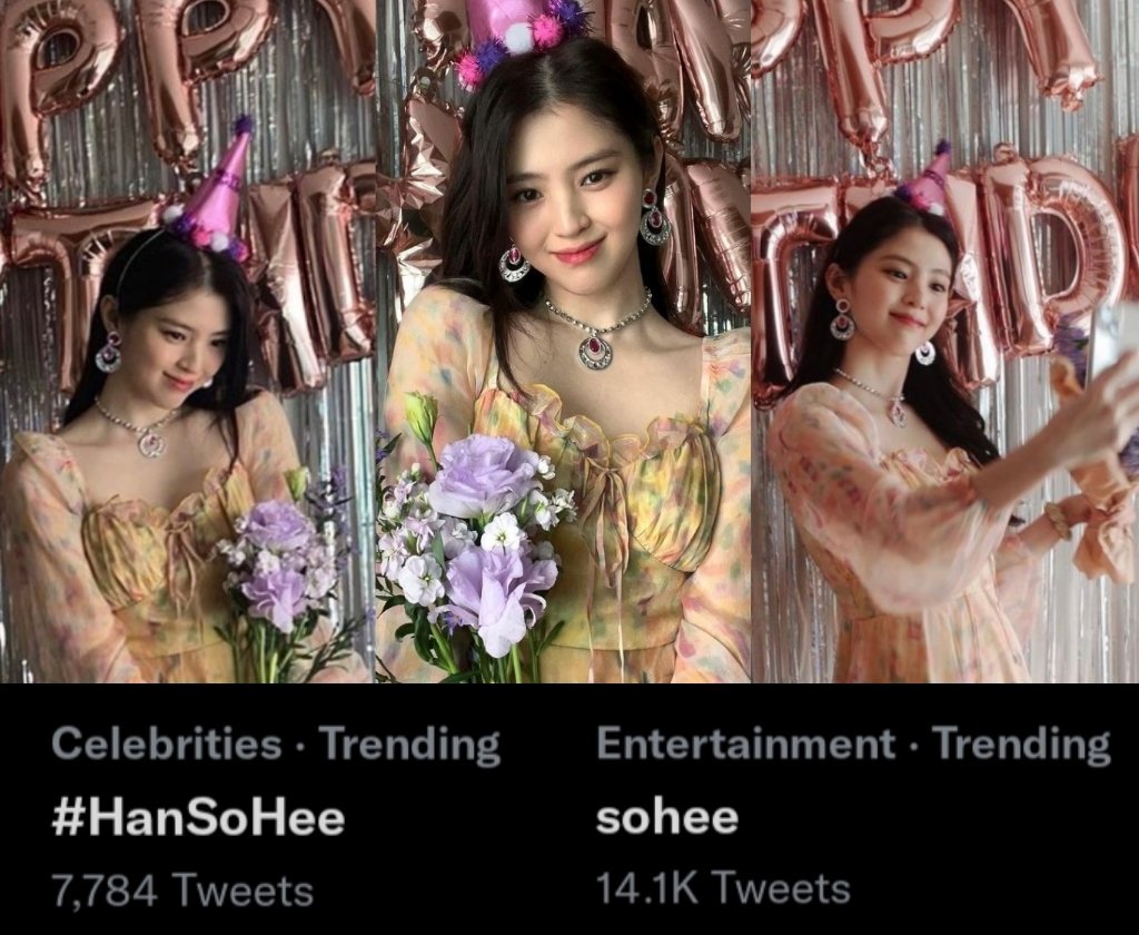 HanSoHeeNation's tweet photo. #HanSoHee and Sohee is now Trending following her 27th Birthday and the latest news about thriller drama "K Project" with Park Seo Joon and Wi Ja Joon next year.
Use these following hashtags! 👇
#Sohee #한소희 #SoheeDay
#HappyBirthdayHanSoHee
#HappySoheeDay
#OurBestGirlHanSohee https://t.co/SVDy1aBr2E