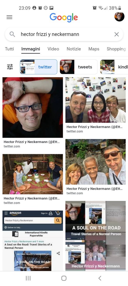 EttoreFrizzi's tweet photo. @jennifer_neugin @ghostlyrobotny Hector Frizzi y Neckermann A Soul on the Road on Amazon the perfect book for #travellovers. Emotions, wonderful encounters, the beauty of being on the go. Nothing extreme, still out of the comfort zone.#writerslift #writerscommunity #xmasgift #christmasgift #perfectgift #santa https://t.co/gH2WxyRLki