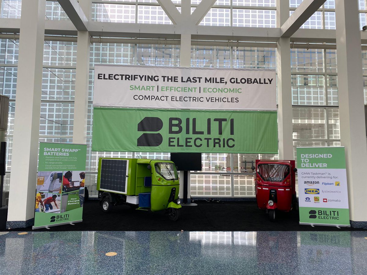 BilitiElectric's tweet photo. The @GMWSmartAuto Taskman takes the center stage at #AutoMobilityLA @AutoMobilityLA @LAAutoShow #EV #DesignedToDeliver #AutoMobilityLA #LAAutoShow #ElectricVehicles https://t.co/Jma2wbR0qP