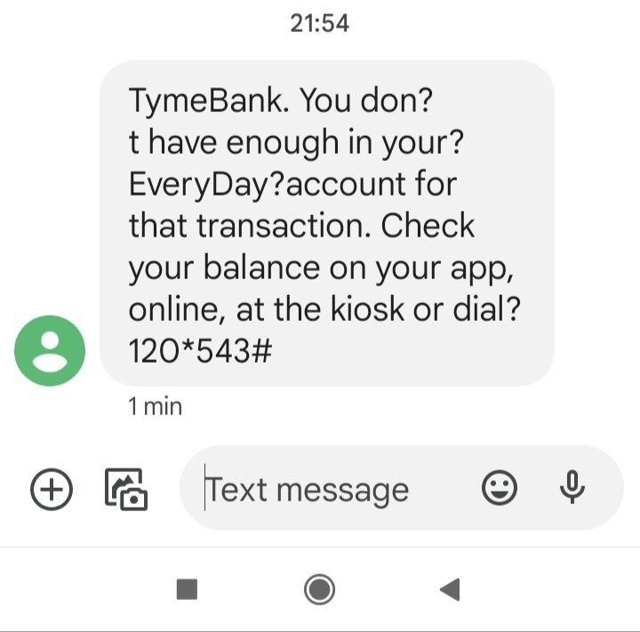 MarketingGuruSA's tweet photo. @tymebankza I need assistance with my bank account. I keep getting SMS saying not enough for thay transaction. My salary is going into this account from month end https://t.co/a3WK0uRlOc