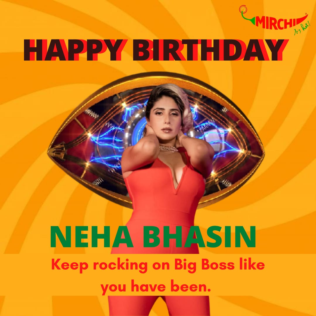 mirchiplus's tweet photo. Happy Birthday to the very famous singer, songwriter, mind blowing performer & the boss lady Neha Bhasin 😍🤟
May you win whatever you dreamt of🤩
Go girl !!!🤟❤
#NehaBhasin #nehabhasinfans #nehabhasinfan #Bigboss15 #BigBossOTT #bigbossenergy #bigbosslady https://t.co/KkqAbB4vMW