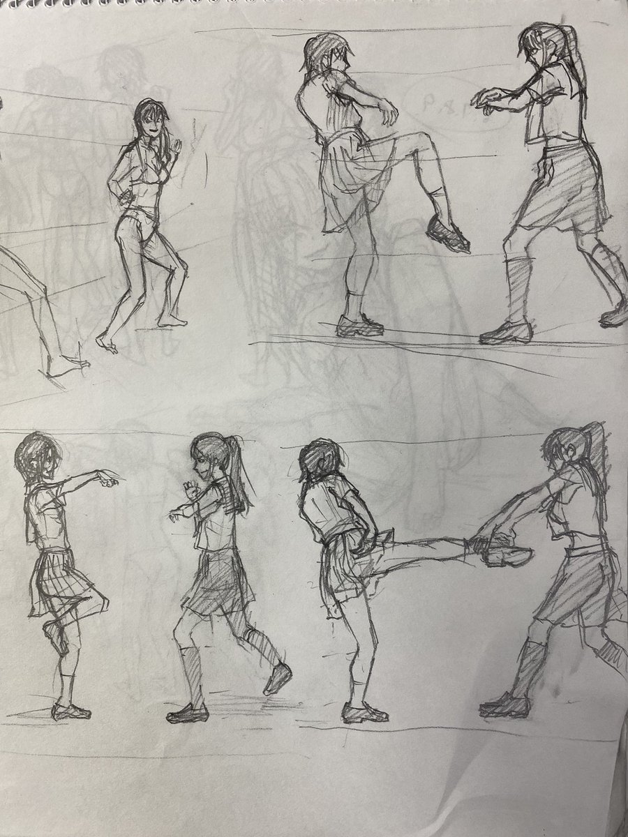 ハァーイ積み上げぇー
制服6体ね!
描き始めはダメなんだけど、3体目くらいから良くなるかな
後ろに透けるシスターマリンはほっとけよな!