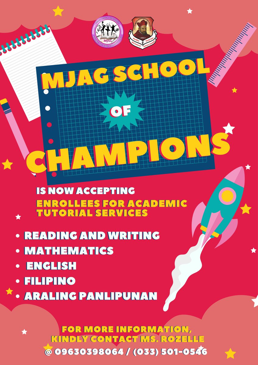 StRoberts2021's tweet photo. We are now accepting Online Academic Tutorial. For more information, please send us a message. Thank you. https://t.co/oolAkRurU3