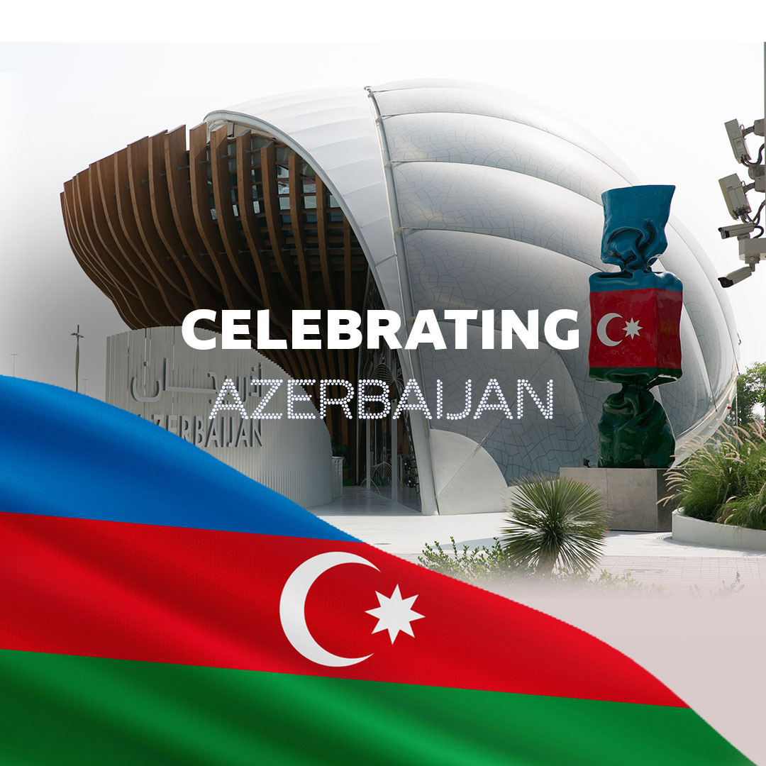 expocitydubai's tweet photo. Today we are excited to celebrate Azerbaijan ���
Don't miss out on the celebration, and join us today at the Azerbaijan Pavilion, or watch it live on Virtual Expo: https://t.co/TLm1a8ylSl
#Expo2020 #Dubai @Expo2020Az https://t.co/jxvs7dDtkk