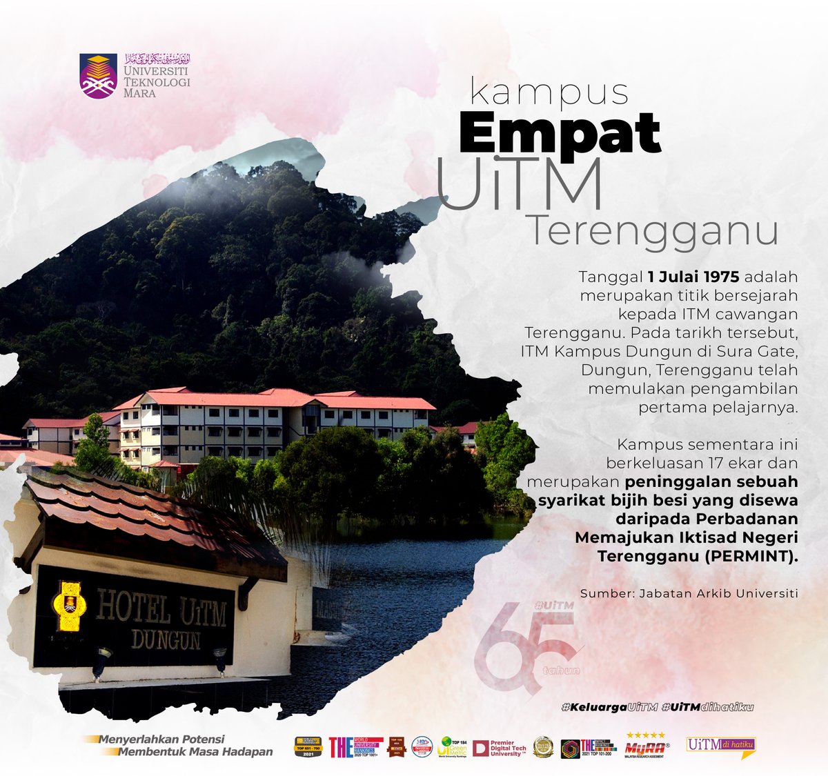 uitmofficial's tweet photo. Kampus Empat, UiTM Cawangan Terengganu - Julai 1975.

Sumber : Jabatan Arkib Universiti
#UiTM65Tahun
#KeluargaUiTM 
#UiTMdihatiku https://t.co/b9QYnwHT5h
