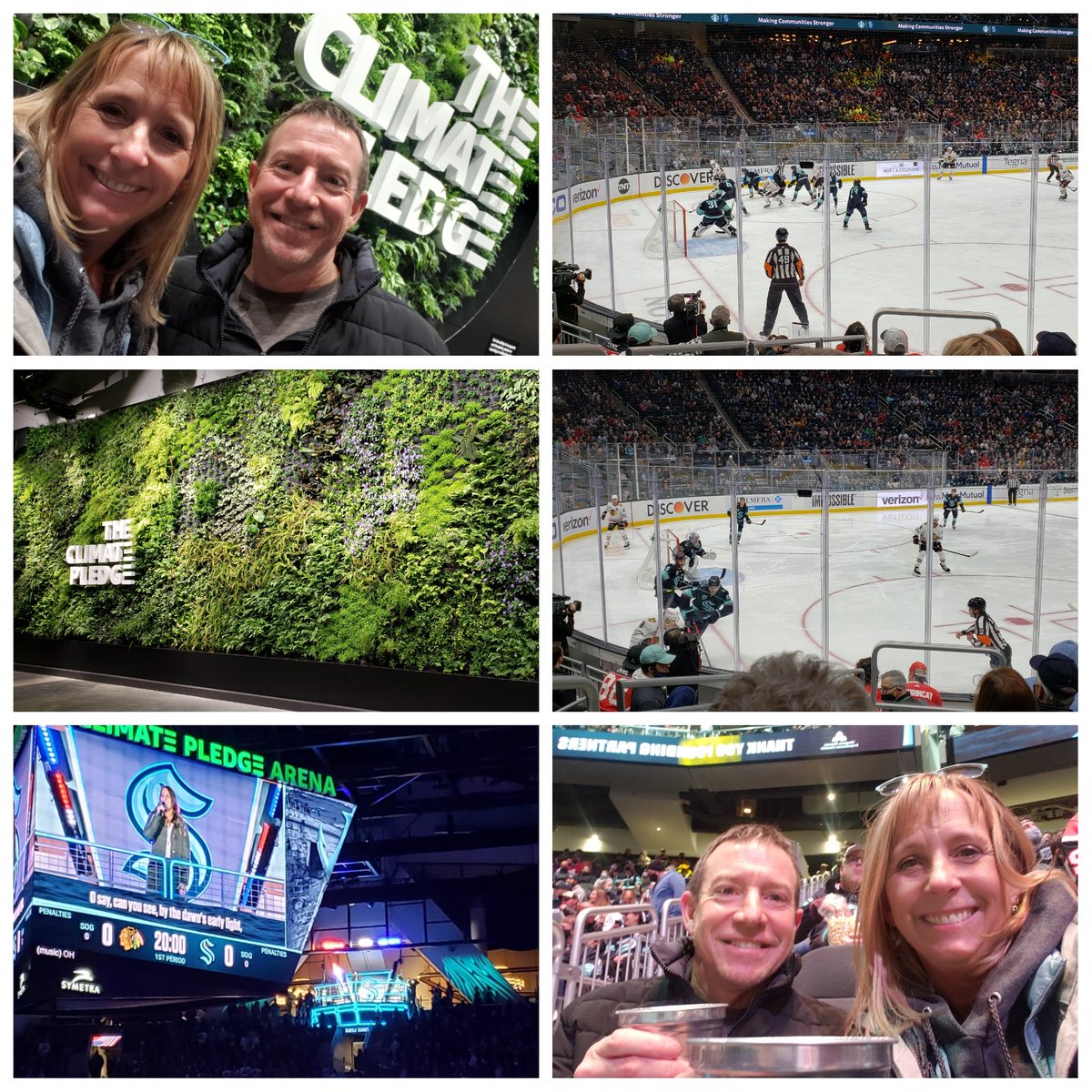 btkktrout's tweet photo. The Kraken lost, but we really enjoyed the game! The facility is amazing! #gokraken #climatepledgearena https://t.co/B6HQ9N4xVj