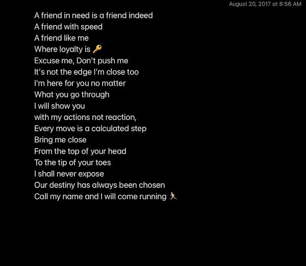 opensea.io/assets/0x495f9… 
👆🏾👆🏾👆🏾👆🏾👆🏾👆🏾👆🏾👆🏾👆🏾
Did I tell you. I also write 🔥 poetry??? 
You’ll always have a friend in me 🤝