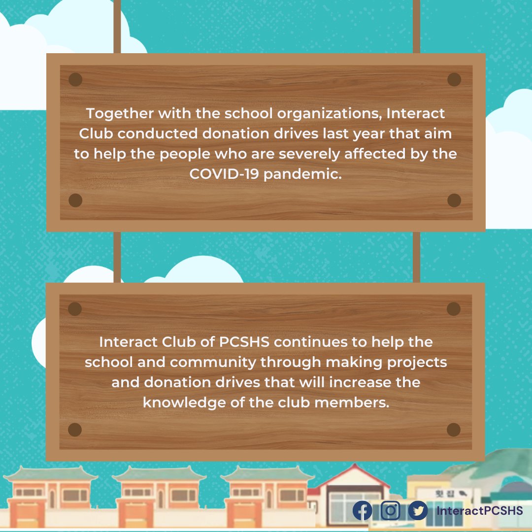InteractPCSHS's tweet photo. 💡 Now that we know the reason behind Interact Club, let us dive deep into the history of the Interact Club of Pasig City Science High School! 

📌 Let us know the objectives and history of Interact PCSHS by checking out the post below: https://t.co/1XHveZeobT