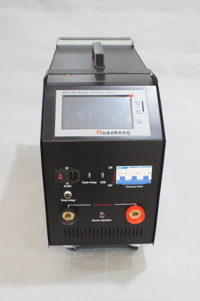 BeauRoy9's tweet photo. HZFD-200 Battery Load Bank Discharge Tester is a special detection instrument for the performance detection of stationary battery. Its big discharge power, small volume, light weight. https://t.co/ndN3lxcfCl