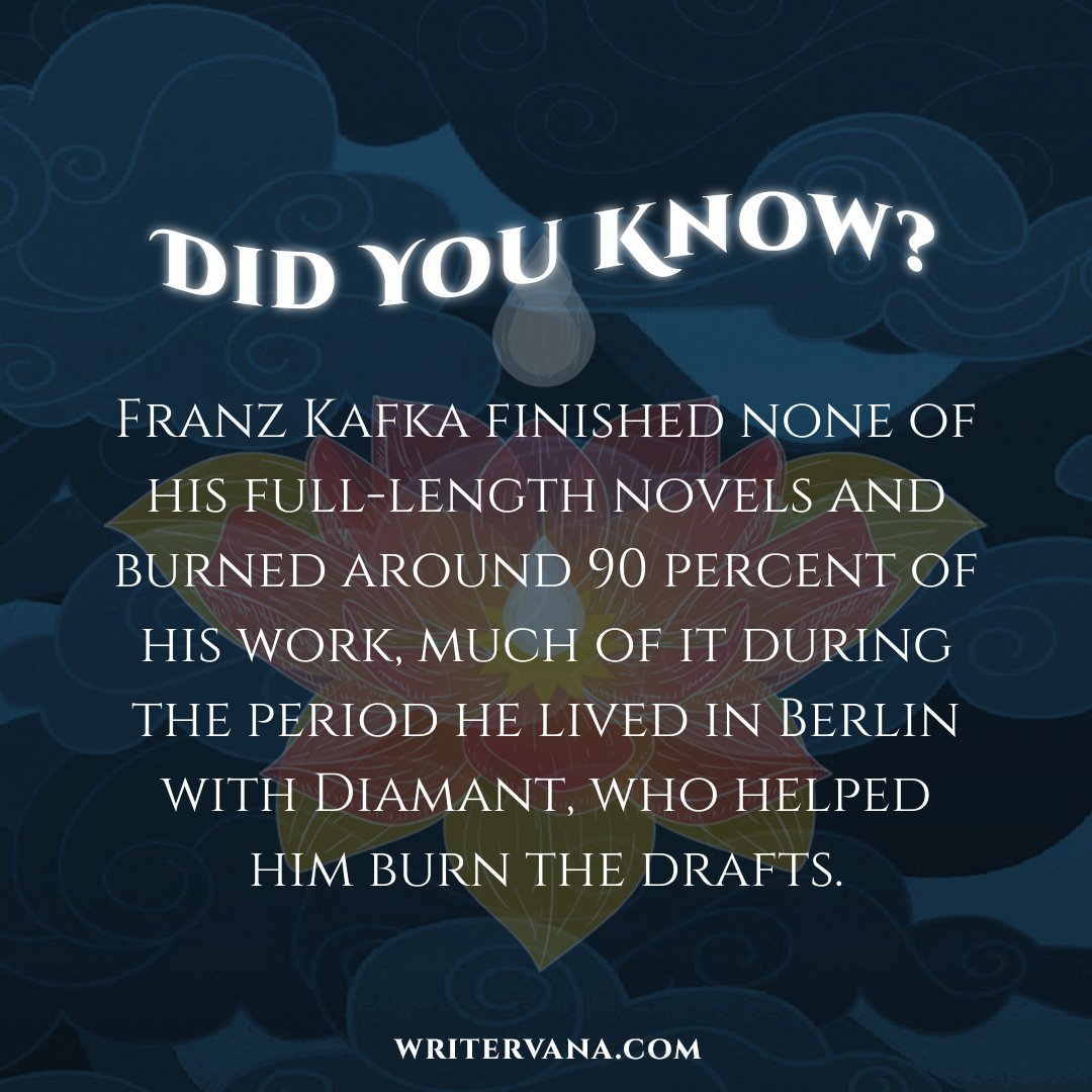 WriterVana's tweet photo. Here's our this week's #thursdaytrivia.

#writervana #DidYouKnow #facts #amwriting #WritingCommnunity #factoftheweek #FactCheck #creativity #writerslife #fiction #author #writer https://t.co/buaN22eY19