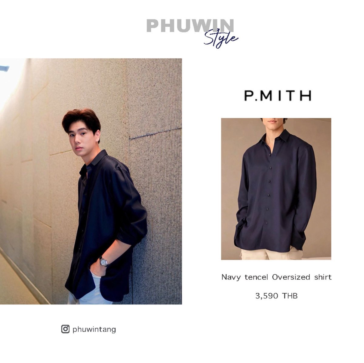 👕 Instagram @phuwintang post 211116 💙 #phuwintang #winniethephu