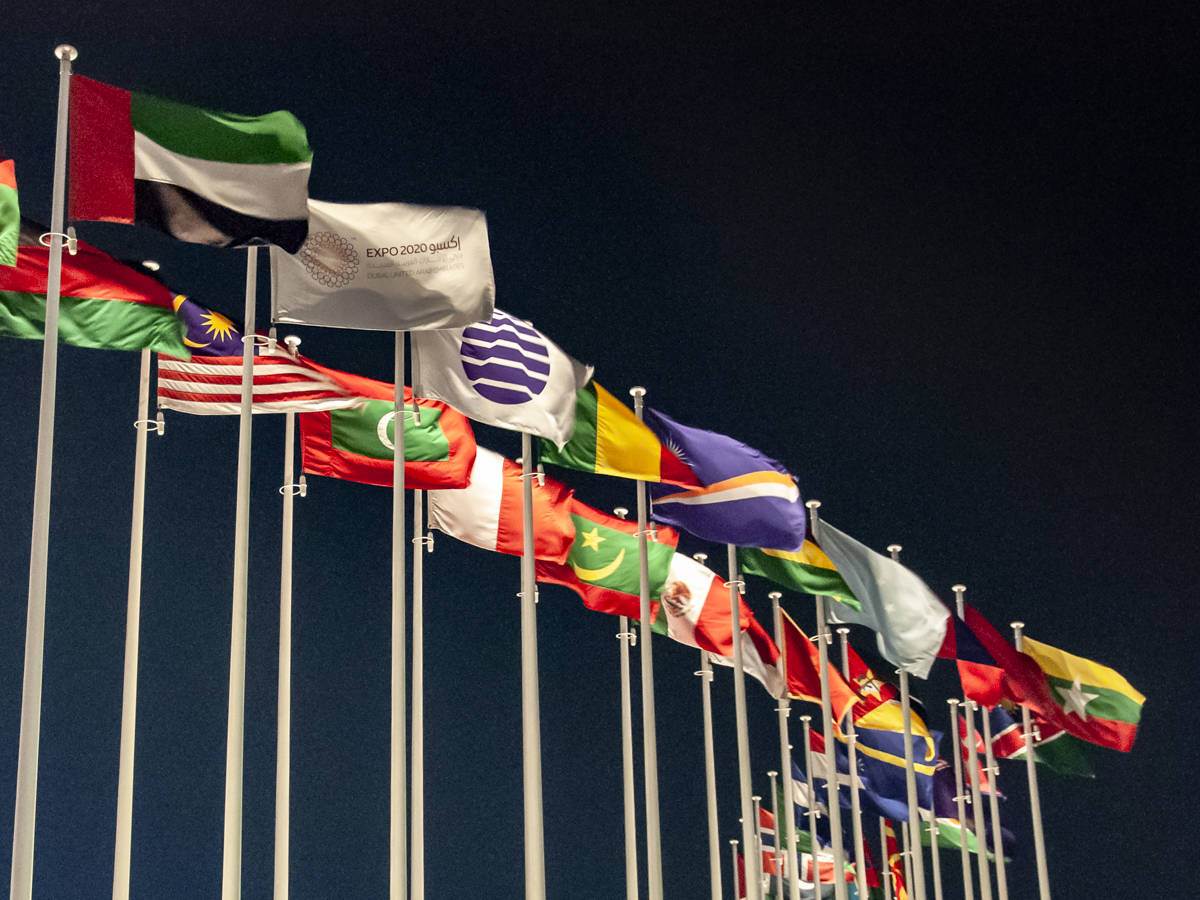 #WorldExpos involve the formal participation of foreign governments. All invitations and confirmations of participation have to be sent through diplomatic channels. 
Here, the flags of official participants at #Expo2020Dubai.
#Diplomacy #PublicDiplomacy