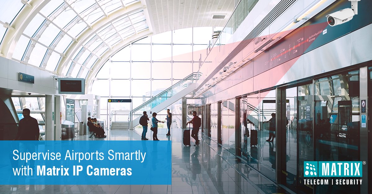 Matrix_Comsec's tweet photo. 24x7 #Surveillance in public premises such as #Airports can become tiresome. Drop your worries with Matrix #IPVideoSurveillance and monitor smartly.
Learn about our solutions for #Government bodies: https://t.co/TdPBGicJDe
Get in touch: https://t.co/PlrPdtjGy9

#MatrixComsec https://t.co/4kO1Abqjpe