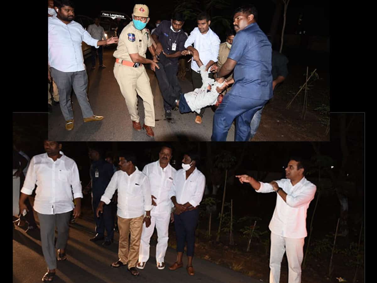 sreenuzz's tweet photo. Telangana Minister KTR helps two students injured in road accident

👇👇👇

https://t.co/deX0I0cMMF

👇👇👇

#KTR #TRS #Hyderabad #Telangana #RoadAccident
#ViralNews #HelpingHand https://t.co/Zkf7ljHAlh