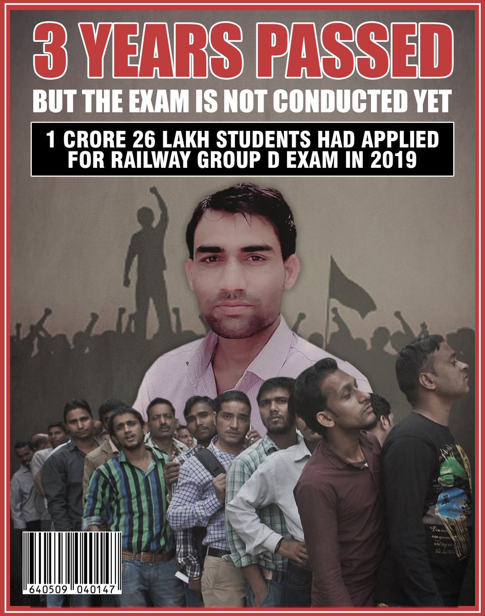 HansrajMeena's tweet photo. I request to @AshwiniVaishnaw Please conduct RRB group D exam &amp; publish RRB group D exam date. #railway_groupd_examdate https://t.co/YJf7NqoEed