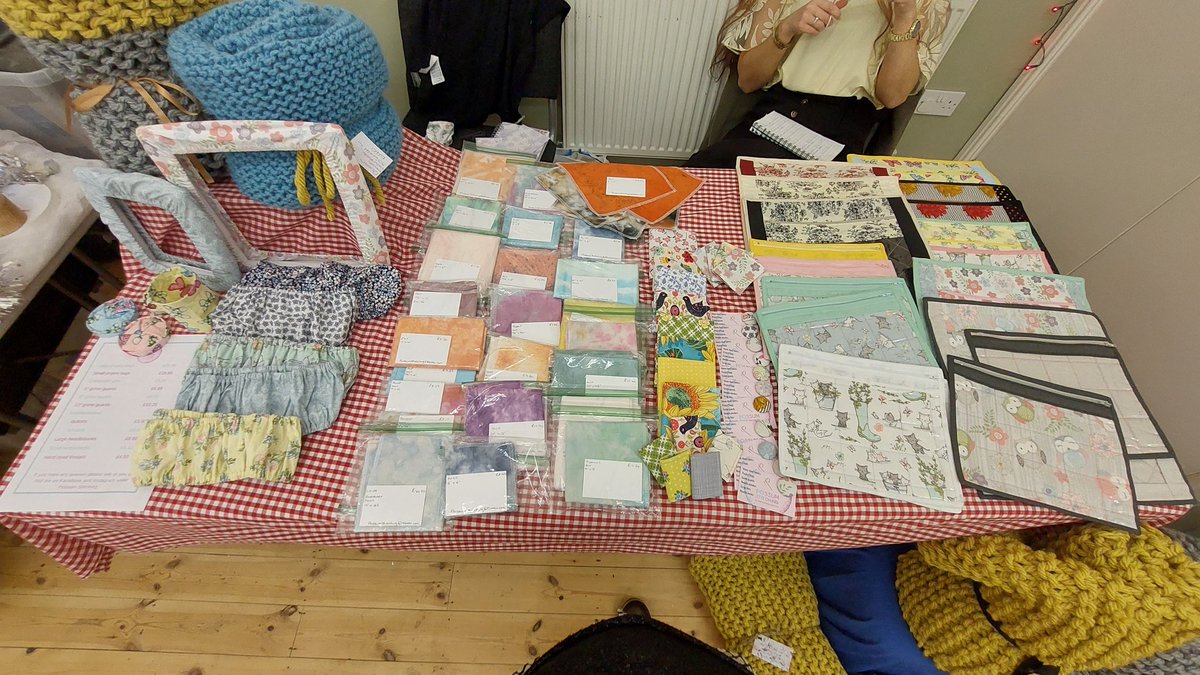 PStitching's tweet photo. Lovely time yesterday, met some lovely people and really enjoyed ourselves.
#craftmarket #xmasgifts #ChristmasShopping #possumstitching #crafts #hobbies #wednesdayfun #needlework #fiberart #xstitch #crossstitch #embroidery #tapestry #knitting #handmade #SmallBusiness #smallshop https://t.co/7TV3CJrN7B