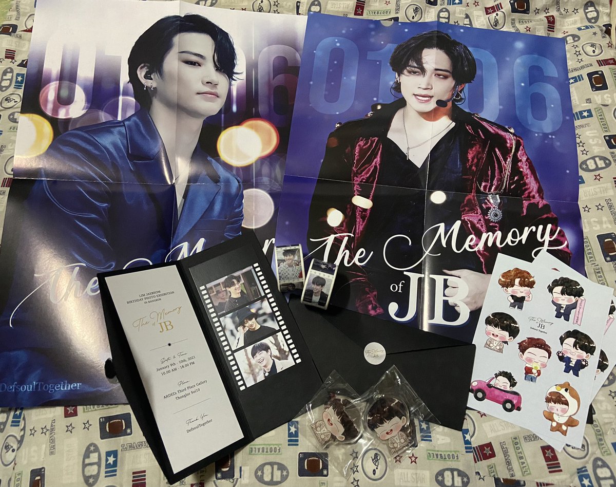 ได้รับของแล้วนะคะ ถึงแม้จะแอบเสียดายที่งานถูกยกเลิกไป แต่ก็ดีใจที่ทางบ้านตั้งใจทำนะคะ หวังว่าปีหน้าจะได้ไปเจอกันค่ะ 💚💚💚💚 #TheMemoryOfJB #DefsoulTogether