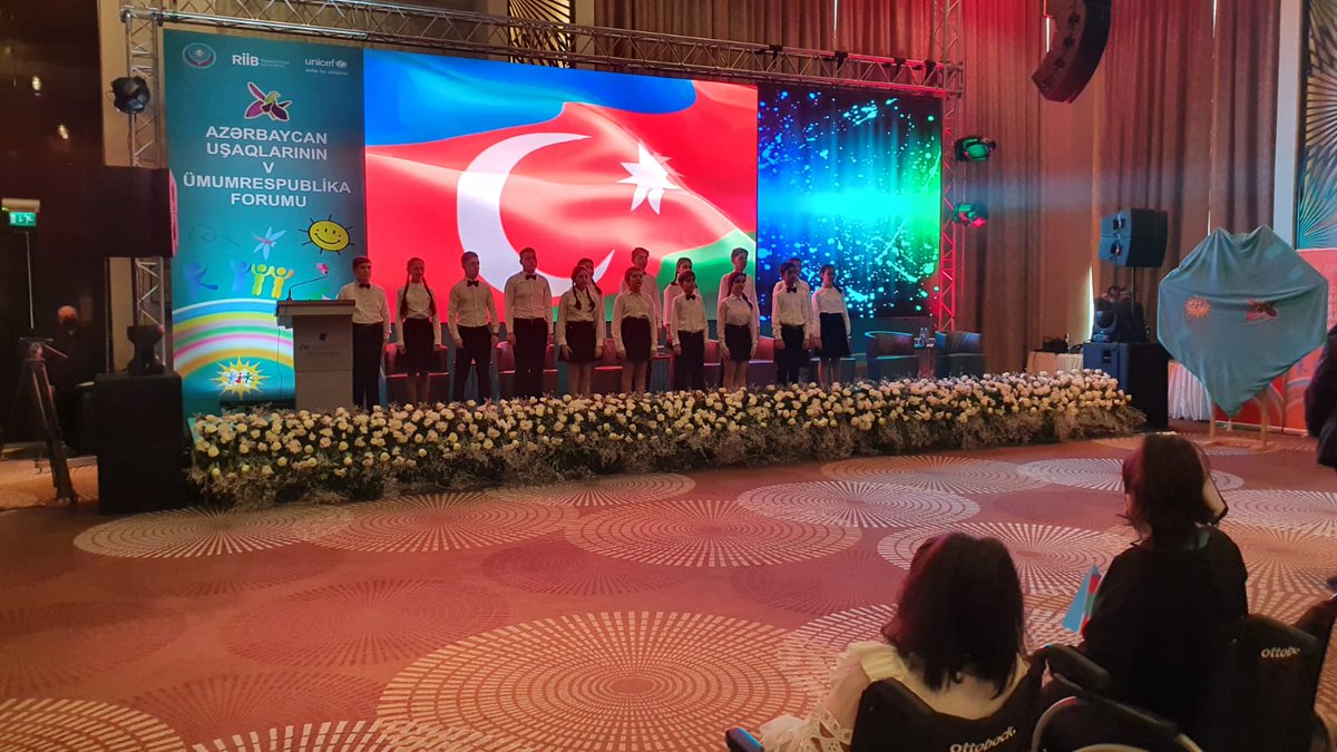 AileQadinUsaq's tweet photo. Bu gün Azərbaycan Uşaqlarının V Forumu keçirilir

#VForum #AzərbaycanUşaqlarınınVForumu https://t.co/whc3pDvcvi