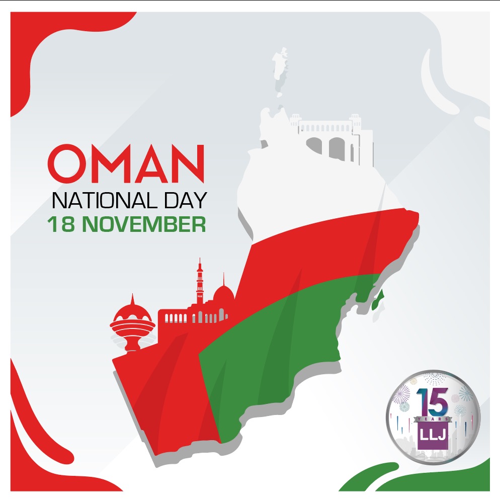 LLJAsset's tweet photo. Wishing the leaders and the people of the Sultanate of Oman a very Happy 51st National Day!

#OmanNationalDay #llj #lljasset #nationalday #abudhabiproperties #abudhabirealestate #uae #oman #اليوم_الوطني_العماني https://t.co/TnnA7h4wyD