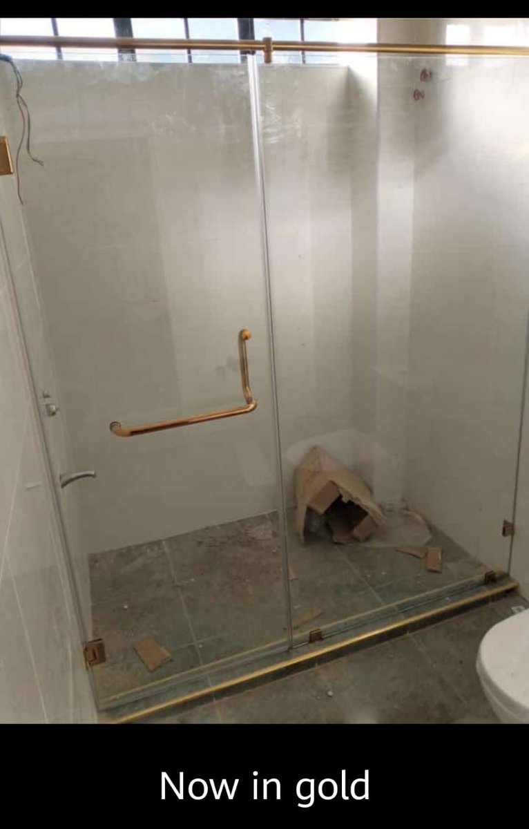 Hakshop's tweet photo. Custom-made glass bathroom cubicles (10 mm frameless shower enclosures). 
#BabaGainingGround
#DualeTosha 
#MainaAndKingangi
#sonkoleaks https://t.co/lCECQmwIjR