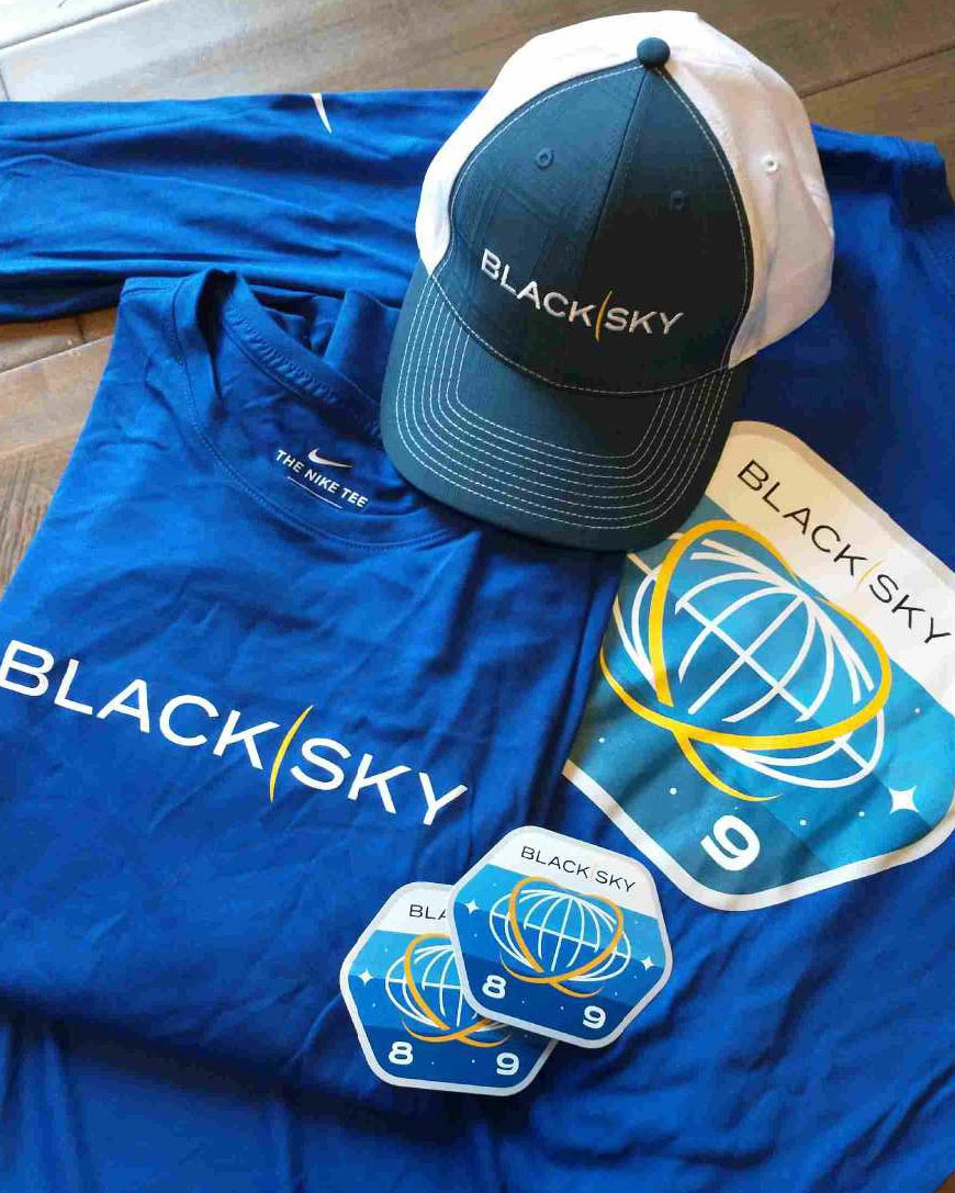 BlackSky_Inc's tweet photo. Want to win some sweet $BKSY swag? Comment below: Why is earth observation so important? Best post snags a longsleeve tee, two stickers and a ball cap supporting the #LoveAtFirstInsight launch! https://t.co/UkT1AQPlQU