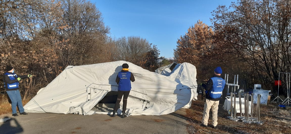 EUMMGeorgia's tweet photo. We are getting ready in Ergneti to host the 103rd meeting of the Incident Prevention and Response Mechanism (#IPRM), which @EUMMGeorgia co-facilitates with #OSCE2021SWE @annika_soder. https://t.co/mjHlFnig7b