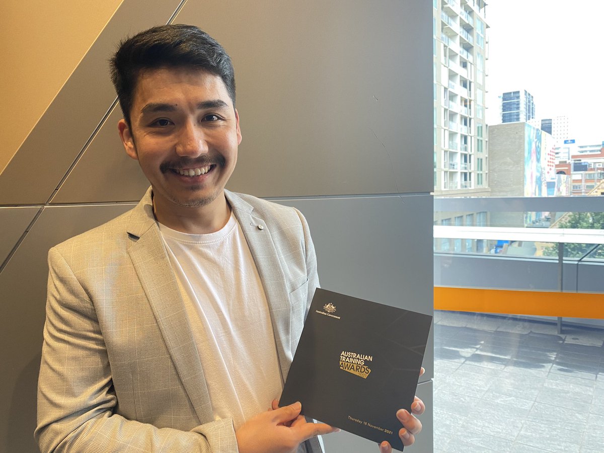 caraorgau's tweet photo. We are so proud of our #disabilitysupportworker Irshad, SA Trainee of the year and national finalist at the Australian Training Awards #ATA2021 #WeFindPossibke #PossiblePeople https://t.co/b60Yydleon