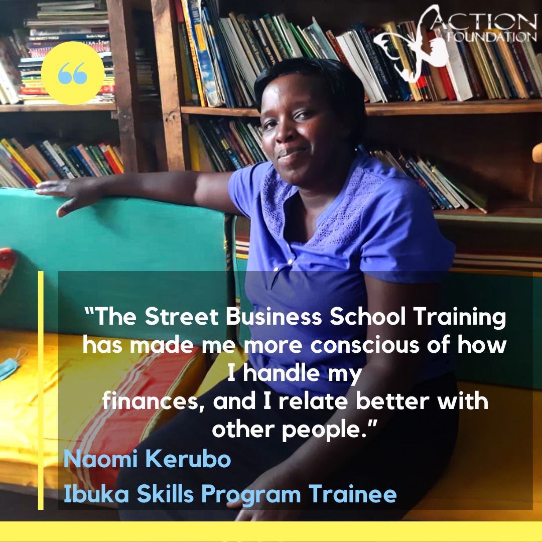 TheActionKenya's tweet photo. βThe Street Business School Training has made me more conscious of how I handle my finances, and I relate better with other people.β
Success awaits Naomi Kerubo, and we are here for it!
#IbukaSkillsProgram #IbukaSkillsGraduation https://t.co/tmNg4CHejd